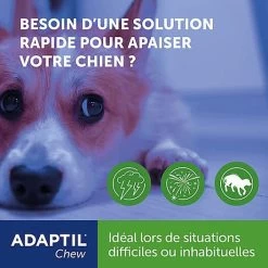 Adaptil - Bouchées Moelleuses D'Appaisement Adaptil Chew Pour Chiens - X30 -Pet Soldes 75215