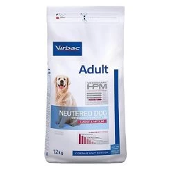 Virbac - Croquettes Veterinary HPM Adult Neutered Large & Medium Dog Pour Chien - 12Kg