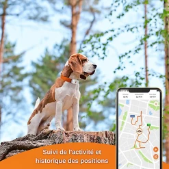 Weenect - Traceur GPS Blanc Edition 2023 Pour Chiens - L/XL -Pet Soldes 75829