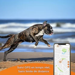 Weenect - Traceur GPS Blanc Edition 2023 Pour Chiens - L/XL -Pet Soldes 75833