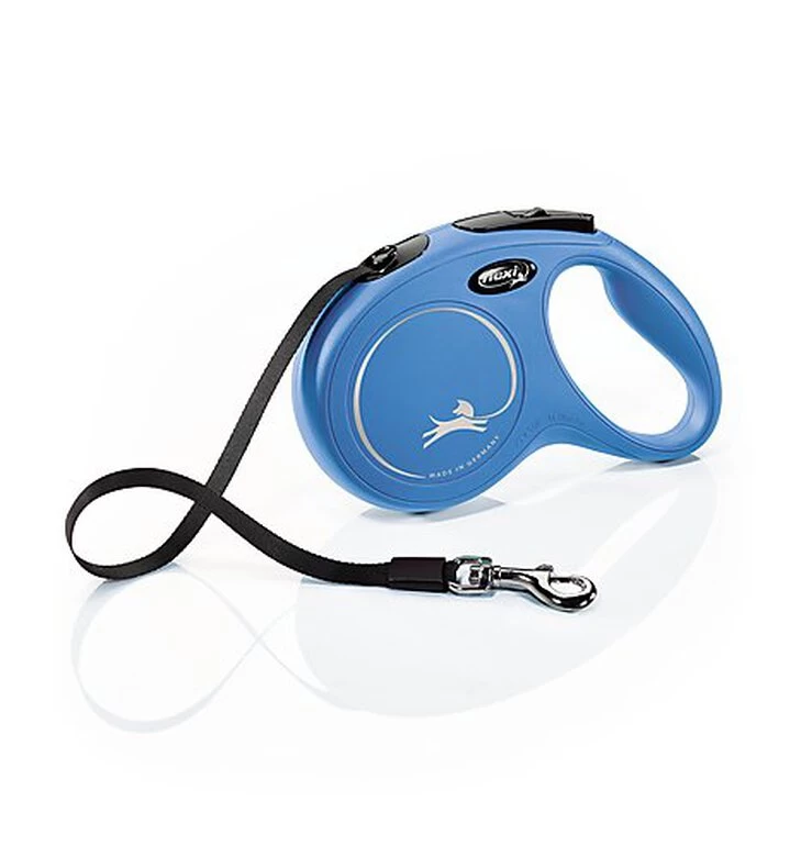 Flexi - Laisse à Enrouleur Classic Sangle Bleu M Pour Chiens - 5m 1 Flexi - Laisse à Enrouleur Classic Sangle Bleu M Pour Chiens - 5m