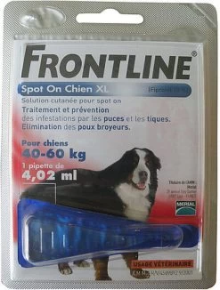 Frontline - Pipette Antiparasitaire Pour Chien De 40 à 60Kg - 4,02ml